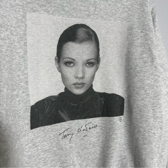ANINE BING Ramona Sweatshirt Ab X To Kate Moss in Heather Grey XS Rare Revolve - Picture 10 of 16
